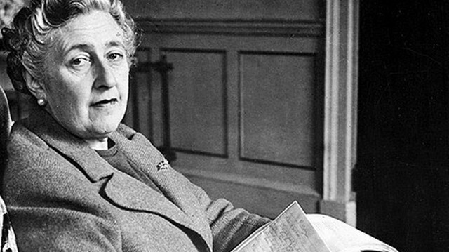 Who is she in this picture? For help here are some of his well-known works: Murder on the Orient express, Ten Little Indians, Five Little Pigs