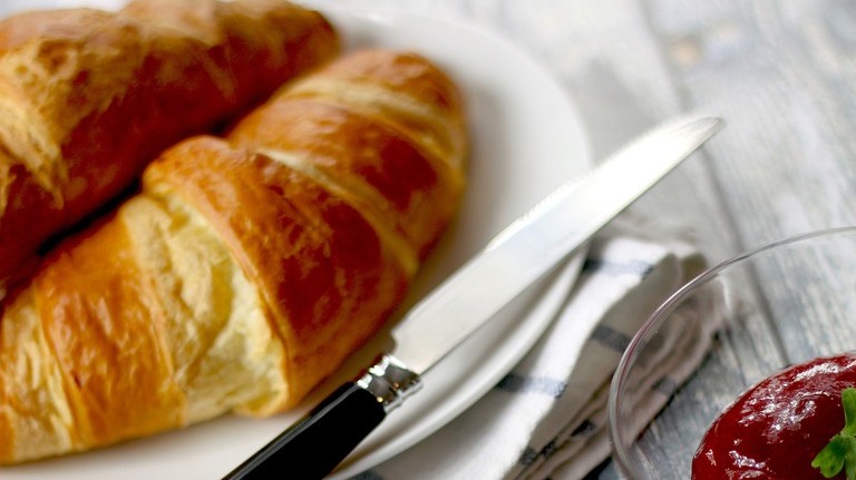 In which country would you eat authentic croissant?