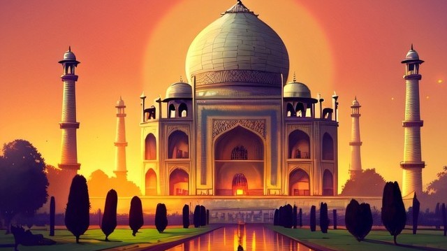 The Taj Mahal is nearest to which city?