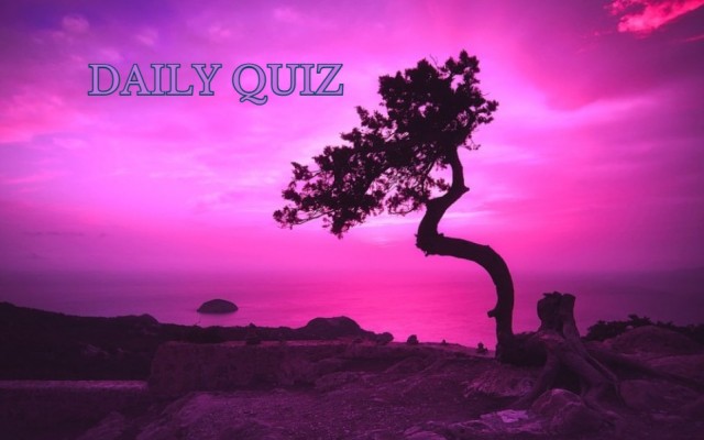 Daily quiz - Do you also get at least four correct answers out of eight?