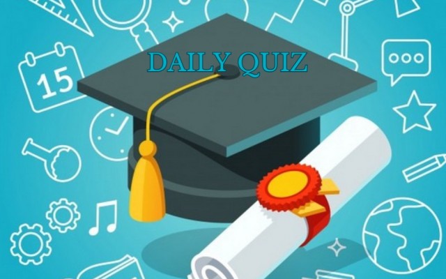 Daily quiz - Test your knowledge: If you get over 60% in this quiz, you're genius