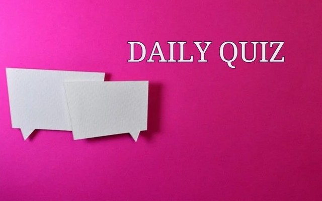 Daily quiz - You should play this quiz to cheer you up a bit