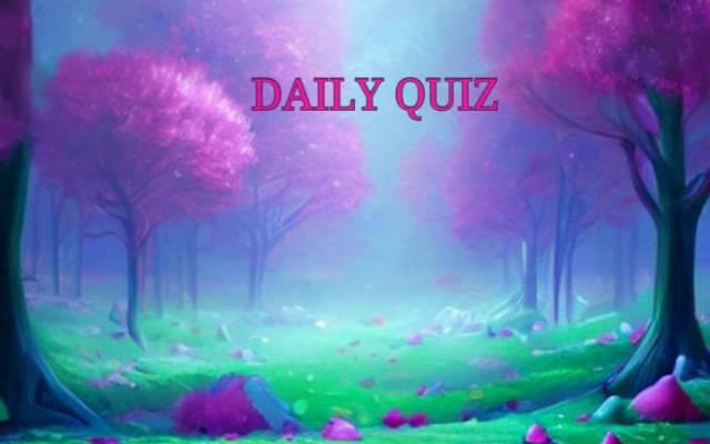 Daily quiz - Can you answer general knowledge quiz?