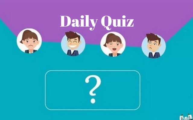 Daily quiz - If you can answer 6 out of 8 questions on this quiz, you're a real genius