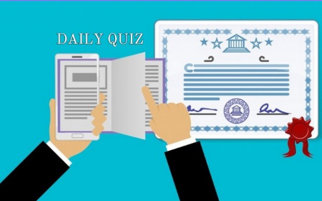Daily Quiz: Answer most of the questions right and get as many points as possible