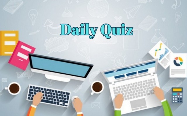 Daily quiz - If you can answer 75% of the questions correctly, you are practically a genius