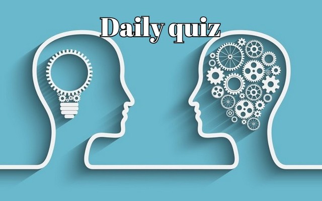 Daily quiz - Challenge yourself with a daily trivia questions