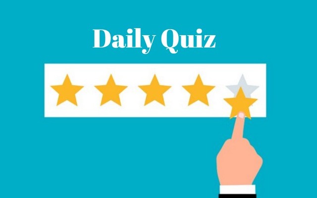 Daily qiuz - How many points can you get in this quiz? You can find out if you play!