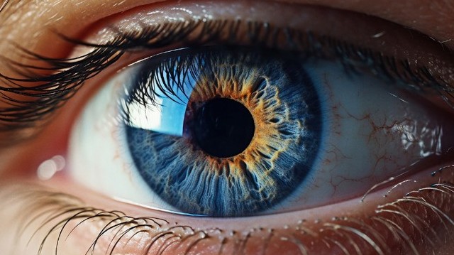 Which part of the human eye can be green?