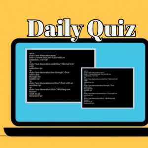 daily quiz