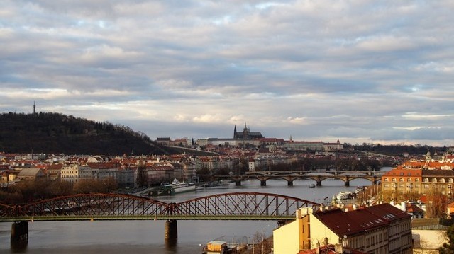 Which country's major river is the Vltava?