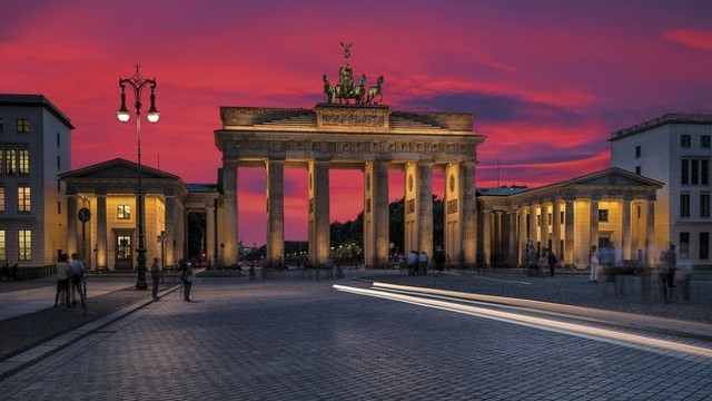 Where is the Brandenburg Gate in?