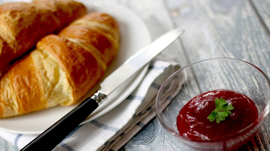 In which country can you eat authentic croissant?