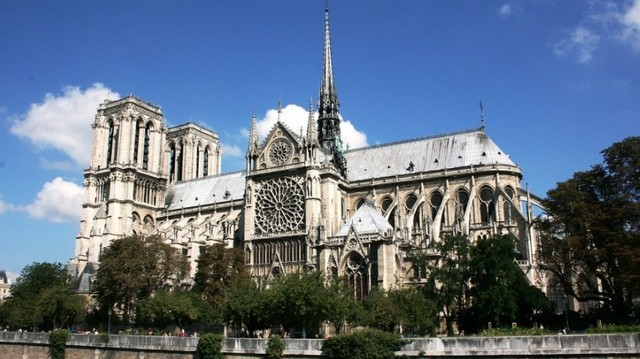 Gothic style church located in the heart of Paris