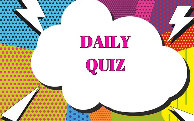Daily quiz - How many points can you get in this quiz? You can find out if you play
