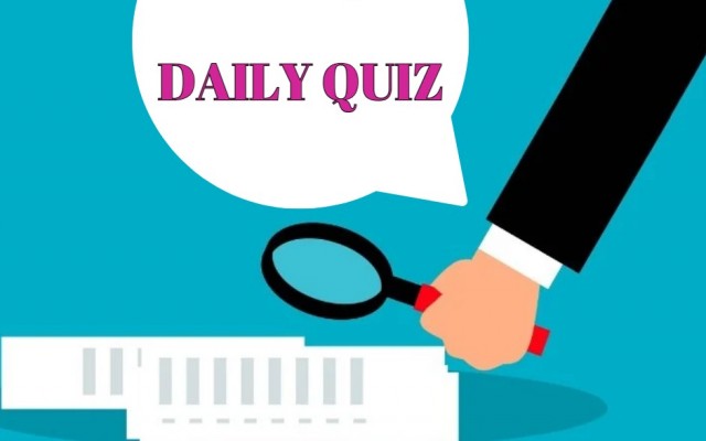 Daily Quiz - If you give more than 6 correct answers, you are certainly above average