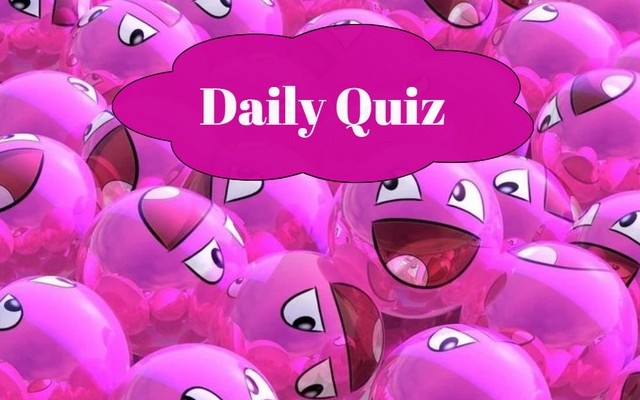 Daily Quiz - This quiz is completed correctly by at least five out of ten people. Can you do it?