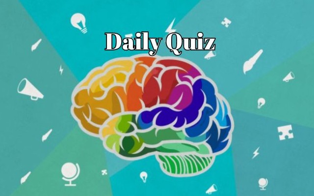 Daily Quiz - Brain Maintenance Quiz - Do you know the correct answer to 70% of the questions?