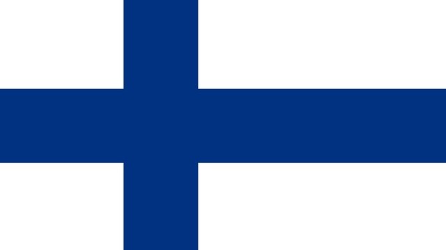 Which country is this? Its official currency is the euro, its capital is Helsinki and this is its flag.