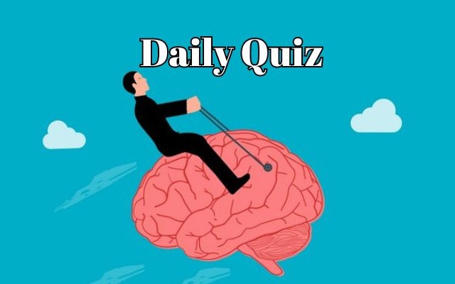 Daily Quiz - Five correct answers and you're already above average