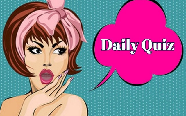 Daily Quiz - If you can answer 7 out of 8 questions on this quiz, you're a real genius