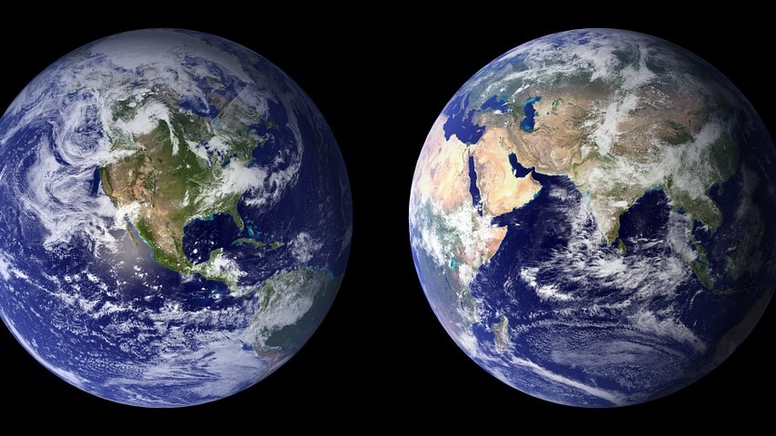 Which lines are parallel to the equator?