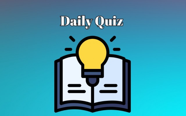 Daily quiz - If you give more than 6 correct answers, your knowledge is above average