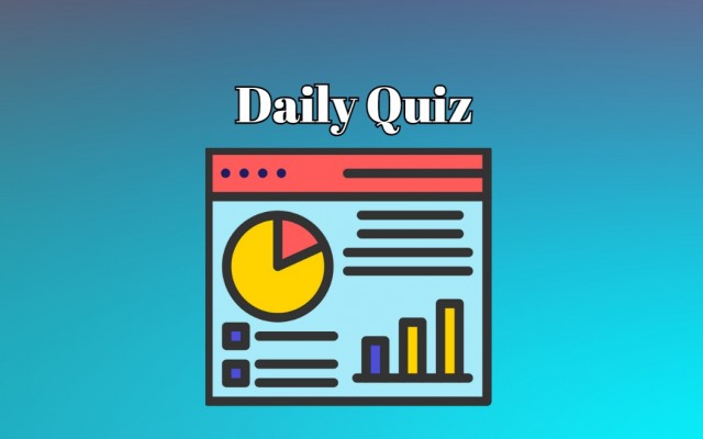 Daily Quiz - If you can answer 7 out of 8 questions on this quiz you are really smart