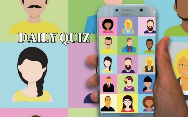 Daily quiz - If you give more than five correct answers, your knowledge is above average