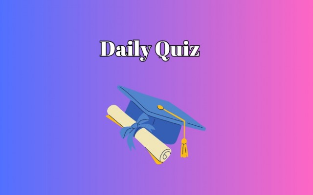 Daily Quiz: Can you answer 6 out of 8 questions correctly and claim your crown as the quiz master?