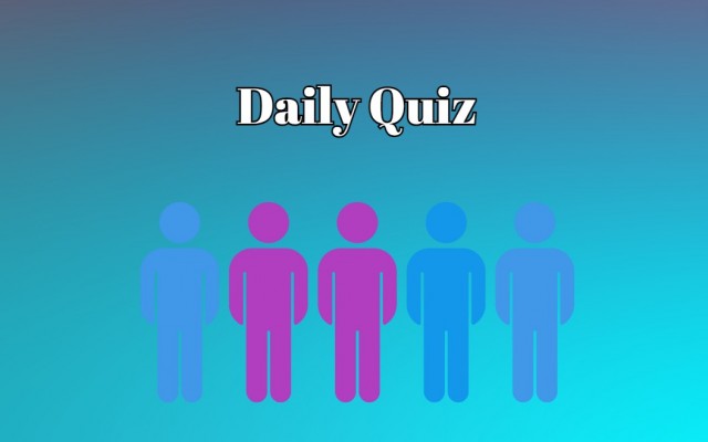 Daily quiz - If you can get a perfect score on this quiz, you are a real genius