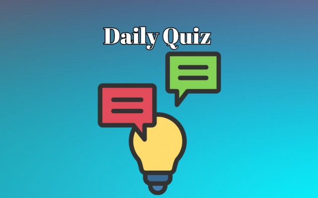 Daily quiz: If you get over 75% in this quiz you are basically a genius