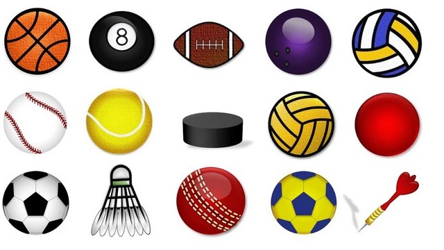 What sport has the lightest ball?