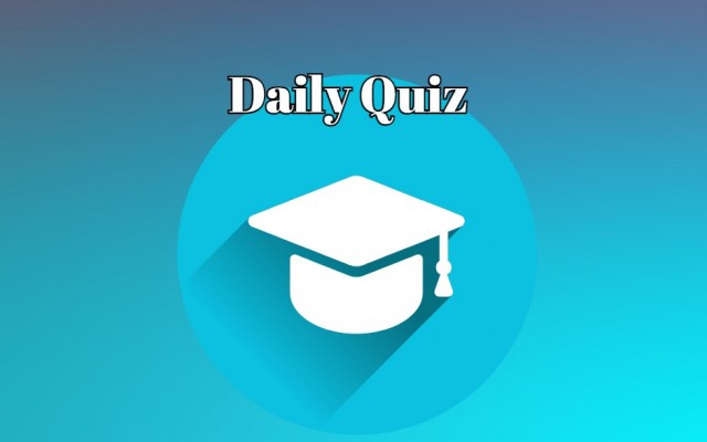 Daily Quiz -  If you can conquer 75% of the questions, you're officially a member of the genius club