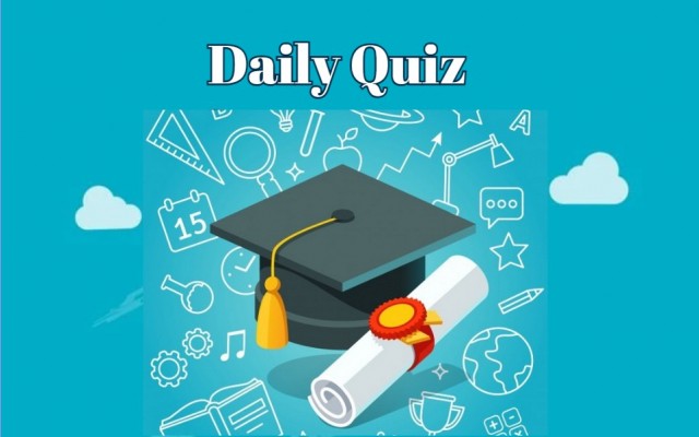 Daily Quiz: Get 75% of the questions correct to get the most points