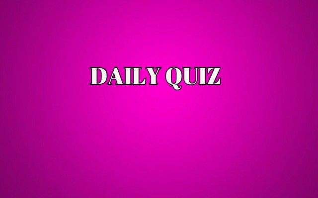 Daily Quiz: Brain Maintenance Daily Quiz - Easy questions, quick answers