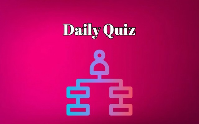 Daily Quiz - If you can get more than 50% on this quiz you're basically a genius!