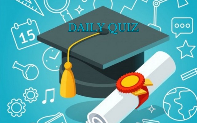 Daily Quiz - Only 1 out of 50 people will able to deal with these quiz questions