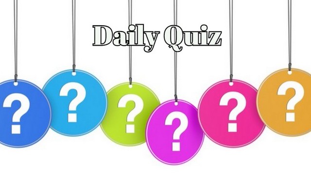 Daily quiz: 8 question and only 2 Minutes: Can You Ace Today's Daily Quiz?