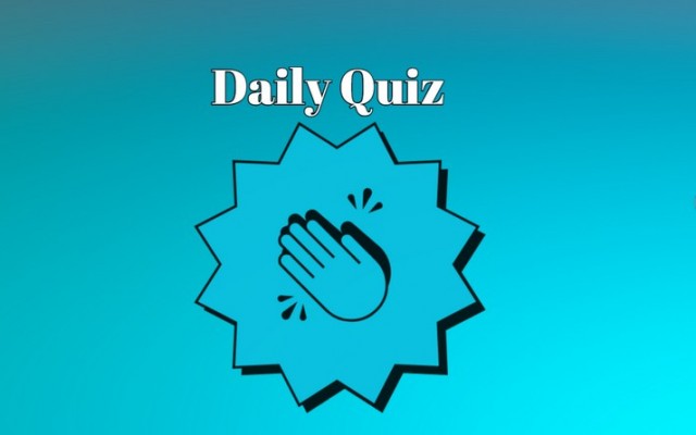 Daily Quiz: Challenge Yourself, Win Points!