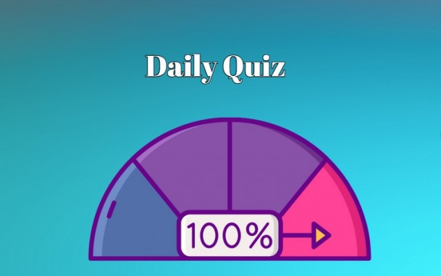 Daily Quiz - How Many Points Can You Get in This Quiz? You Can Find Out by Playing