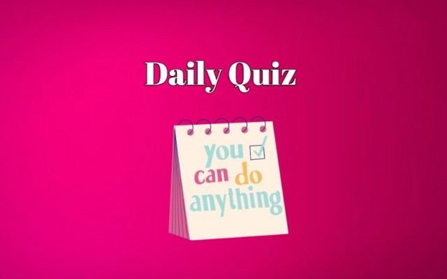 Daily Quiz - Test Your IQ With This Challenging Quiz - Can You Get 6/8?